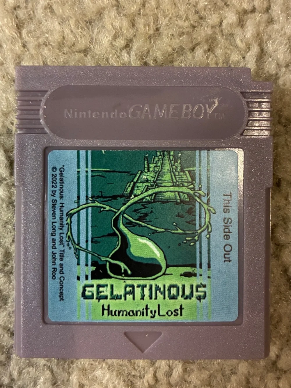 GELATINOUS HUMANITY LOST NINTENDO GAME BOY GB FANMADE ROMHACK HOME-BREW STEAM